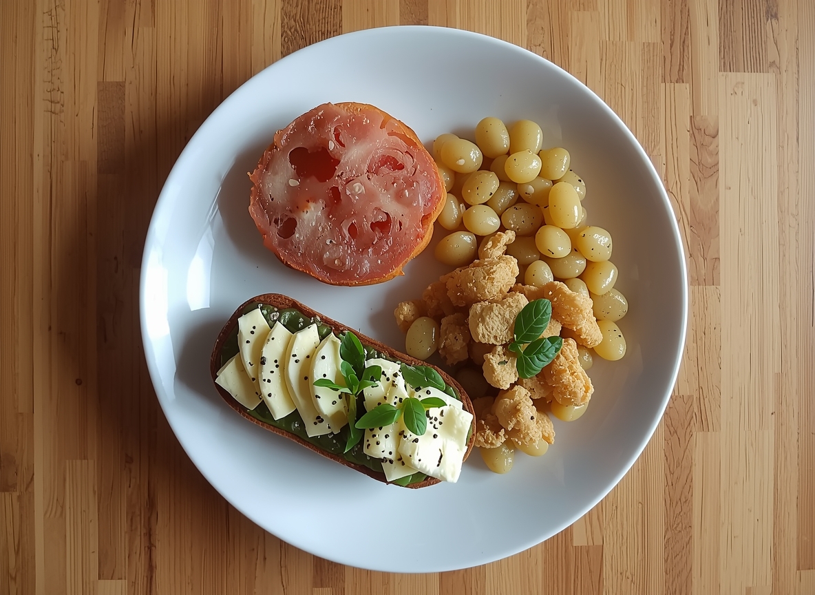 Symbolsk illustrasjon av oppmerksomhet rundt måltid